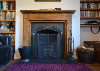 Fireplace of the Self catering holiday cottage in the North York Moors