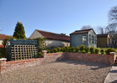 Garden of the self catering holiday cottage in the North York Moors